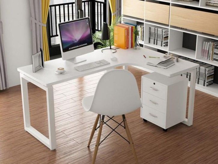 Mẹo trang trí bàn làm việc văn phòng đẹp gọn gàng 4 ban lam viec gon gang